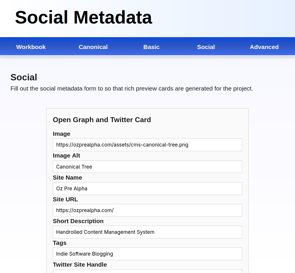 CMS UI with TurboTax-like fields